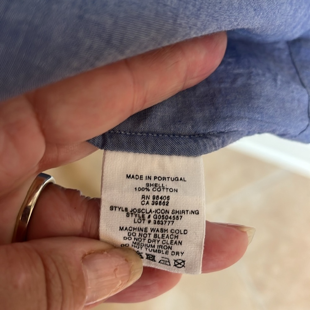 Theory periwinkle top - Picture 7 of 10